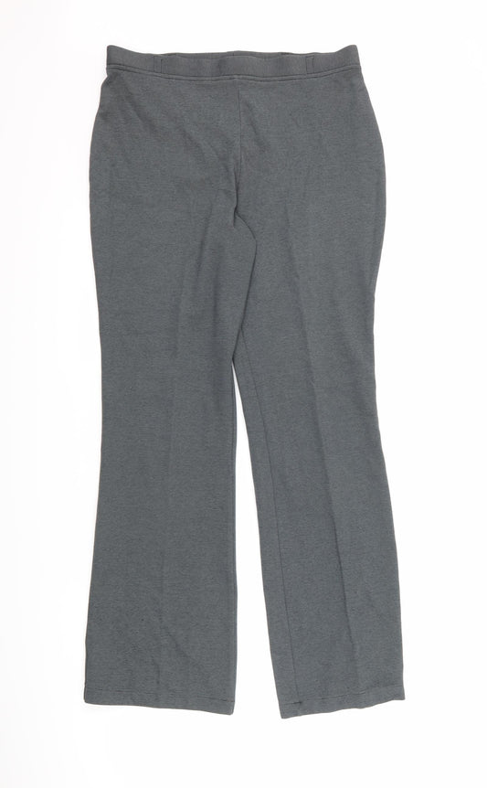 Womens UK Size 12 Marks and Spencer Regular Fit  Grey Trousers