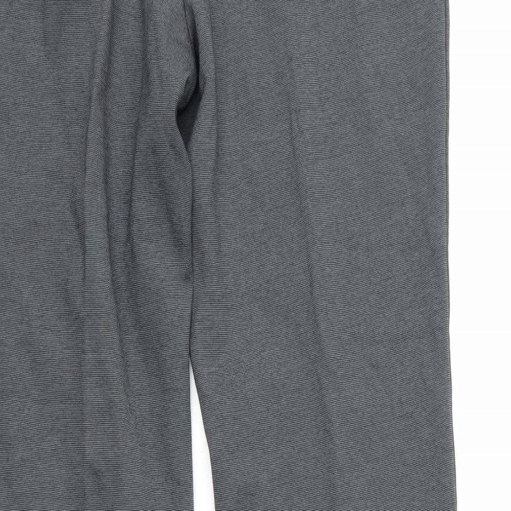 Womens UK Size 12 Marks and Spencer Regular Fit  Grey Trousers