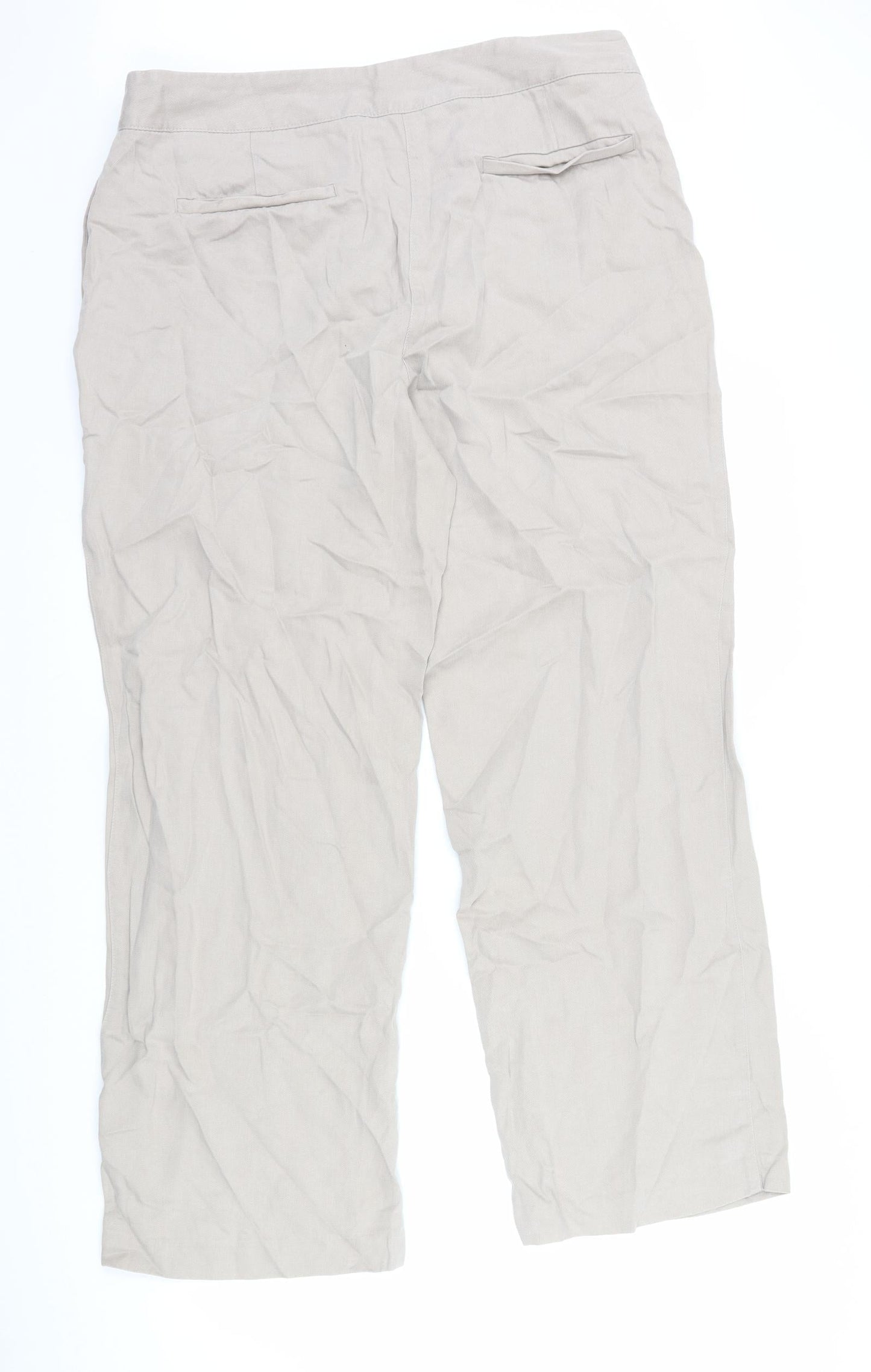 Womens UK Size 16 Marks and Spencer Regular Fit  Brown Trousers