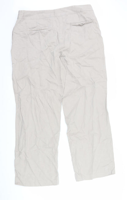 Womens UK Size 16 Marks and Spencer Regular Fit  Brown Trousers