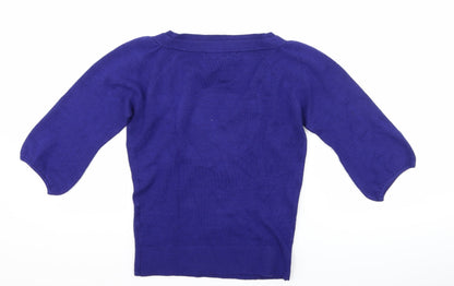 VERO MODA Womens Blue   Pullover Jumper Size XS