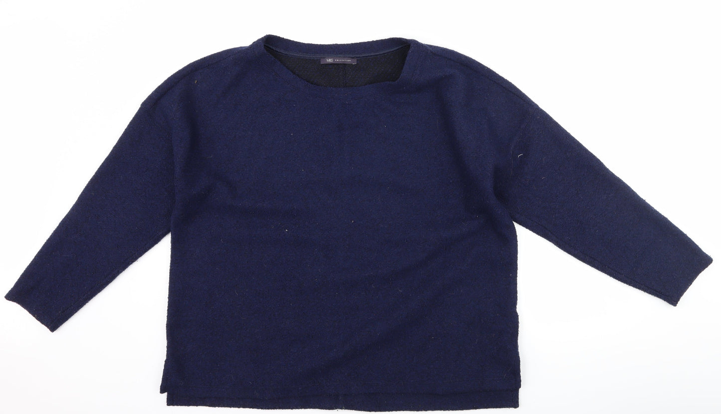 Womens UK Size 18 Marks and Spencer Purple Pullover Sweatshirt
