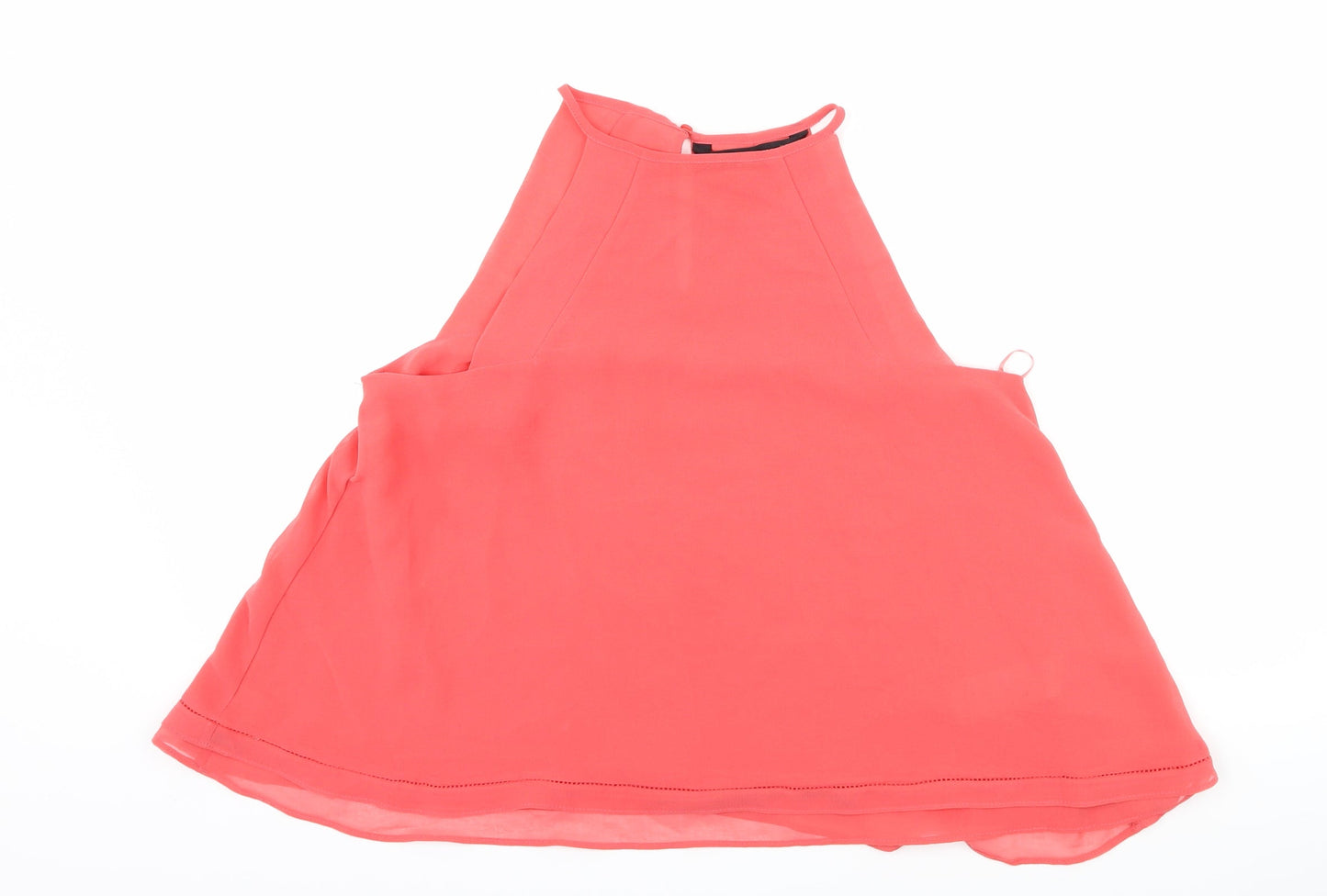 Womens UK Size XS Zara Pink Basic Tank