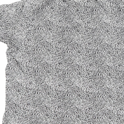 Cedar Wood State Mens Black Polka Dot   Polo Size L