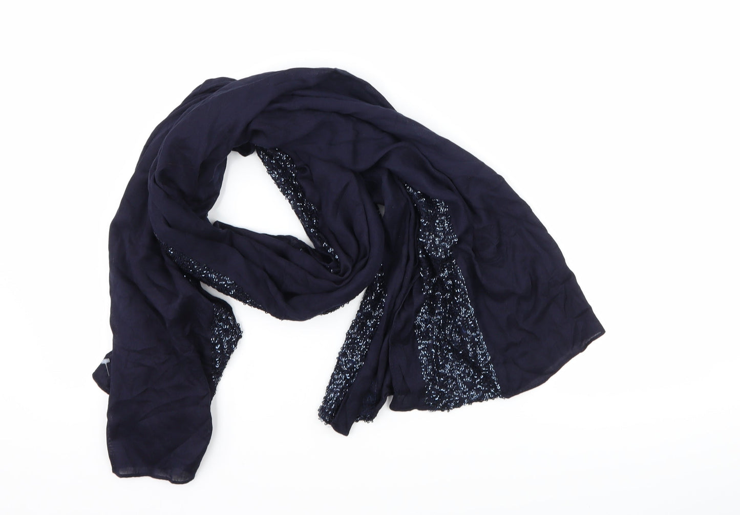 Preworn Womens Blue    Scarf