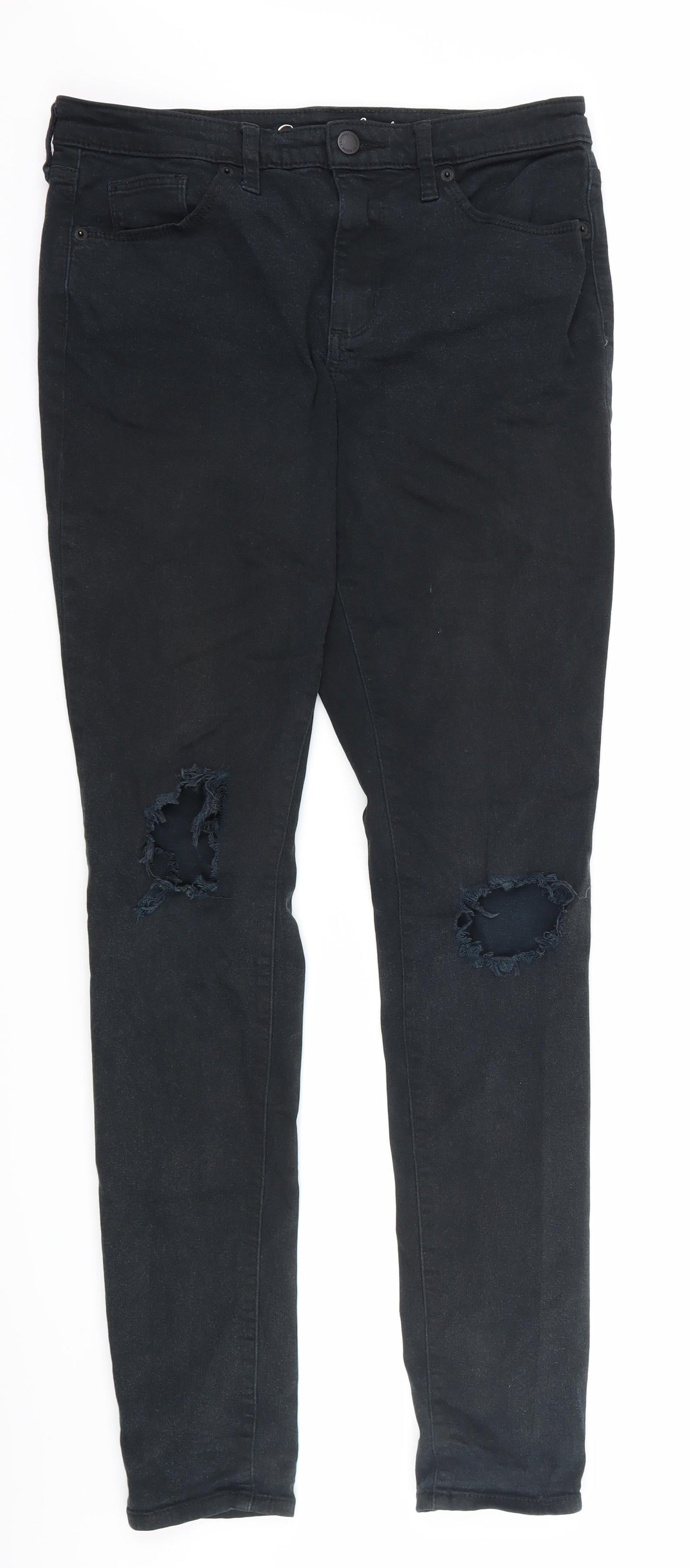Universal Thread Womens Black  Denim Skinny Jeans Size 32 L32 in