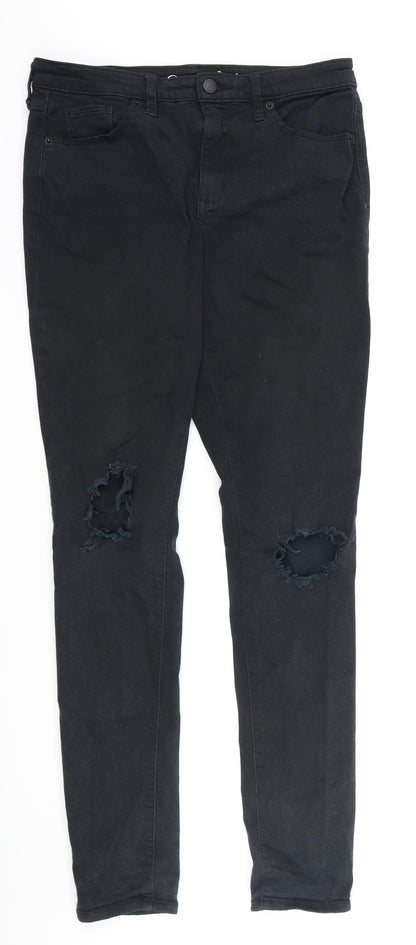 Universal Thread Womens Black  Denim Skinny Jeans Size 32 L32 in
