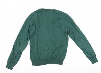 Zara Mens Green   Pullover Jumper Size M