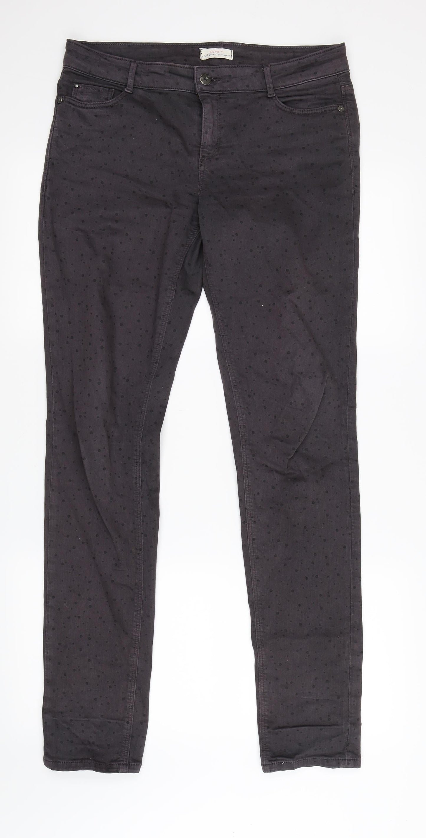 Womens UK Size 32 in Spirit Regular Fit Skinny Purple Jeans