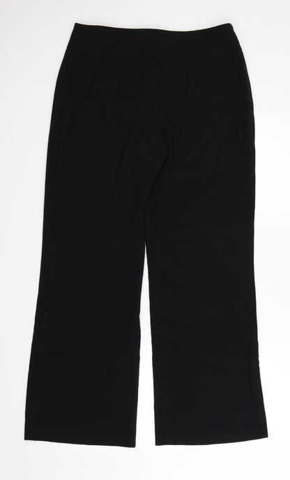 Womens UK Size 12 Marks and Spencer Regular Fit  Black Trousers