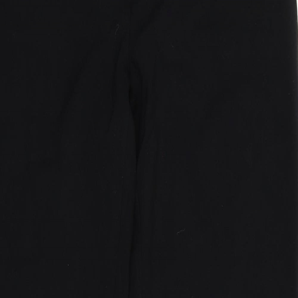 Womens UK Size 12 Marks and Spencer Regular Fit  Black Trousers