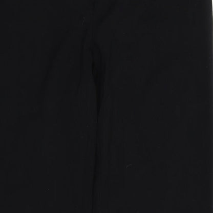 Womens UK Size 12 Marks and Spencer Regular Fit  Black Trousers