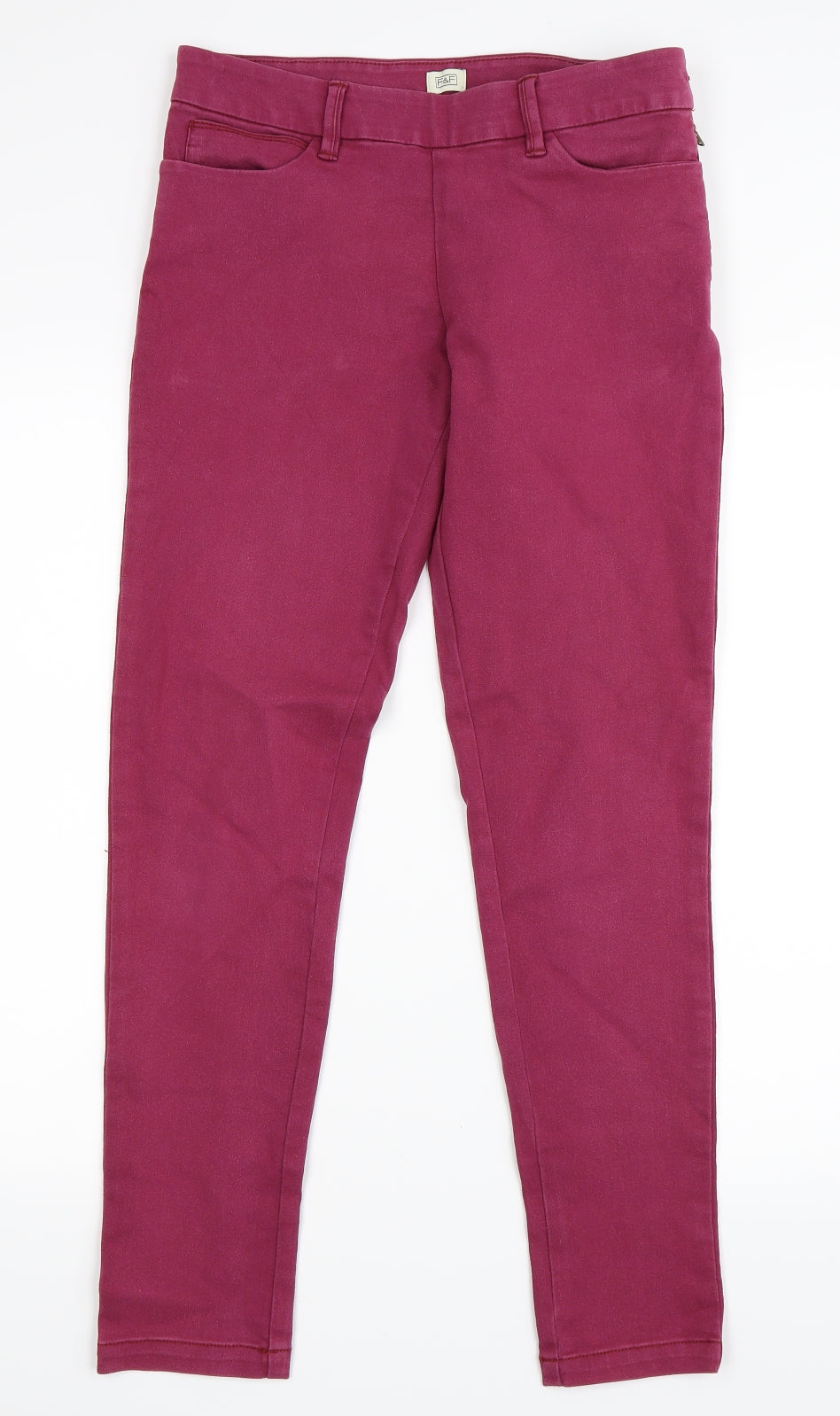 F&F Womens Purple   Skinny Jeans Size 10 L29 in