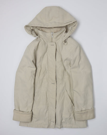 EWM Womens Beige   Jacket Cape Size 12
