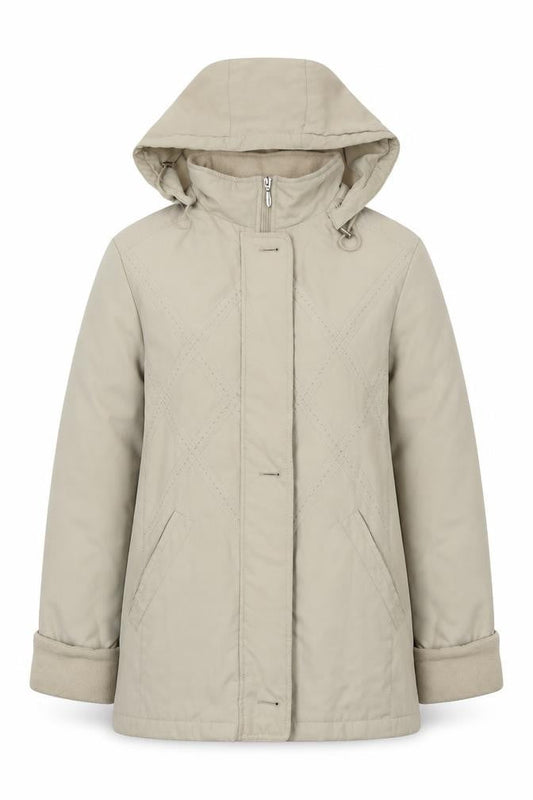 EWM Womens Beige   Jacket Cape Size 12