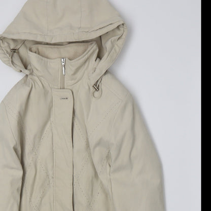 EWM Womens Beige   Jacket Cape Size 12