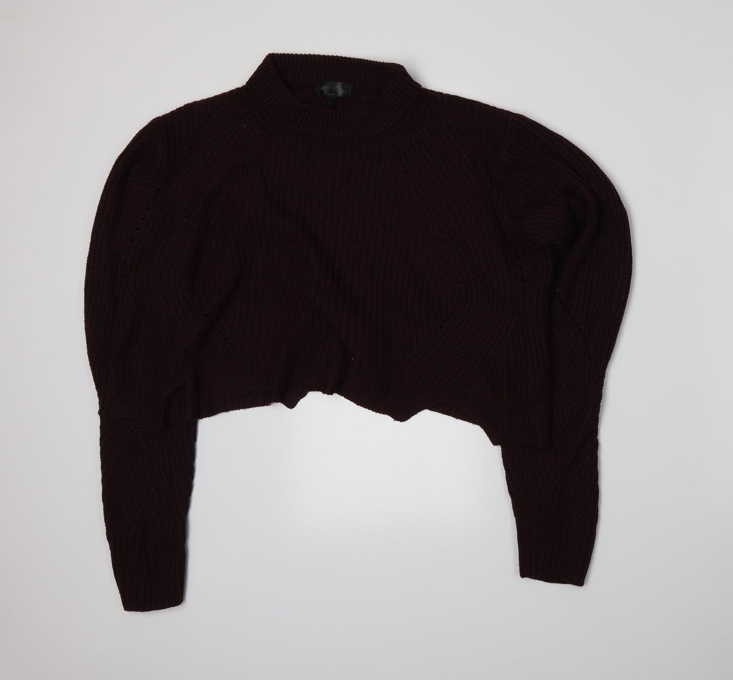 Topshop Womens Red   Full Zip Jumper Size 10