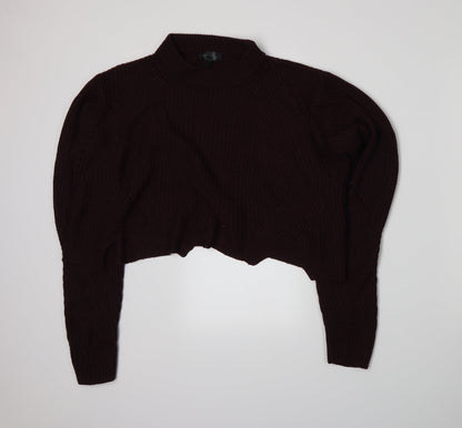 Topshop Womens Red   Full Zip Jumper Size 10
