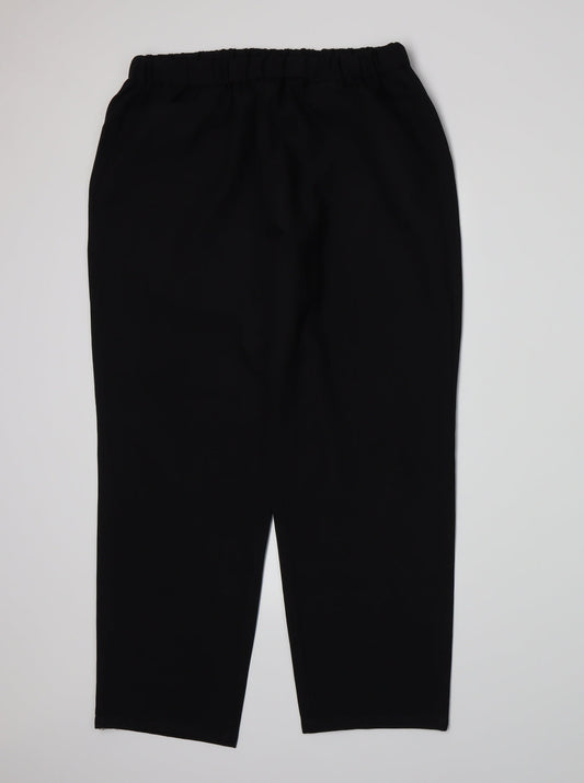 Cotton Traders Womens Black   Trousers  Size 16 L25 in