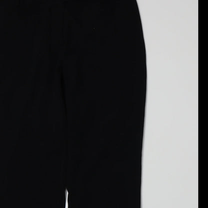 Marks and Spencer Womens Black   Trousers  Size 14 L28 in