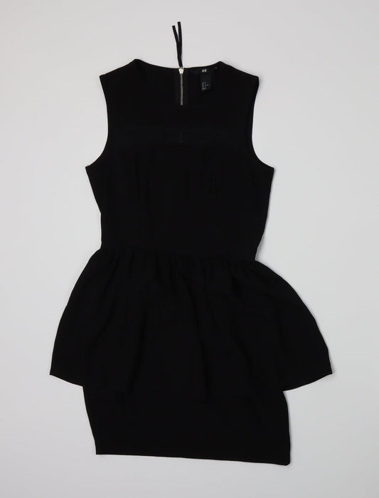 H&M Womens Black   A-Line  Size 10