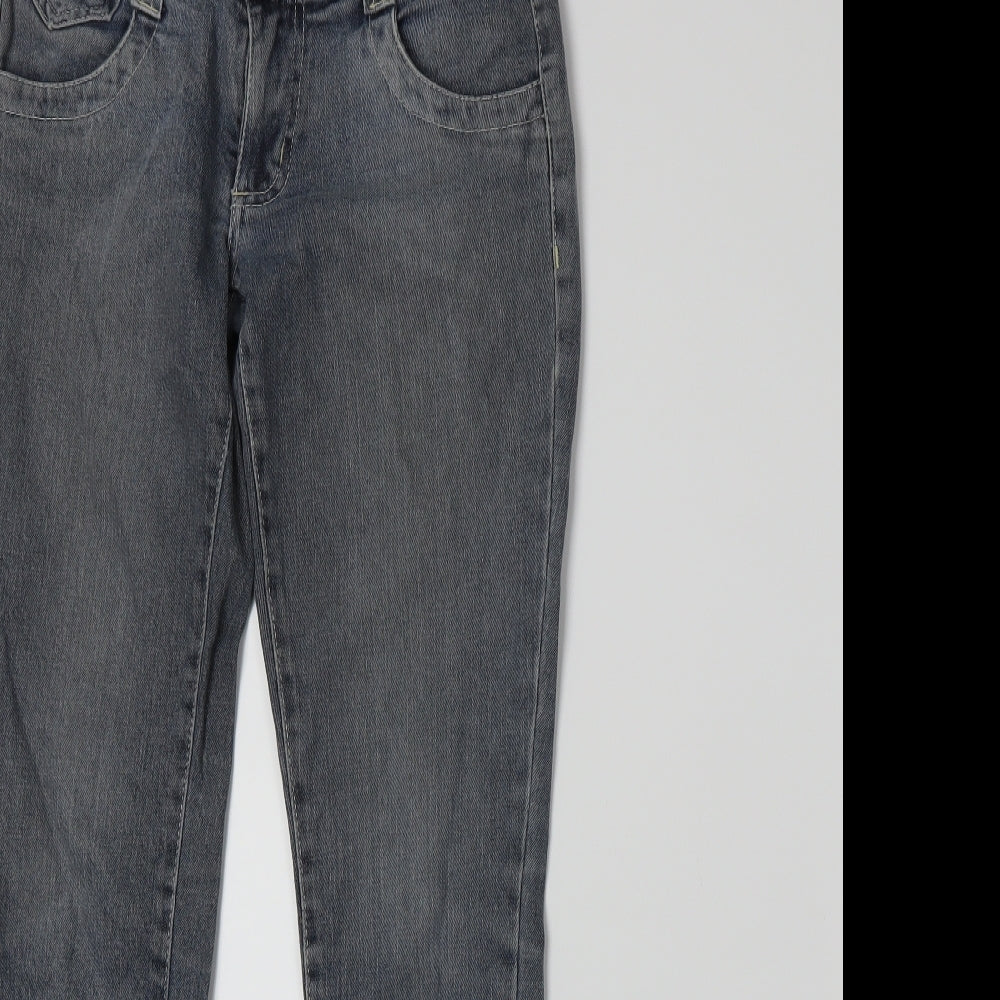 Tacosystem Womens Grey  Denim Skinny Jeans Size 8 L28 in