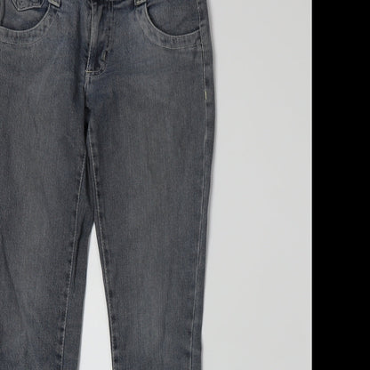 Tacosystem Womens Grey  Denim Skinny Jeans Size 8 L28 in