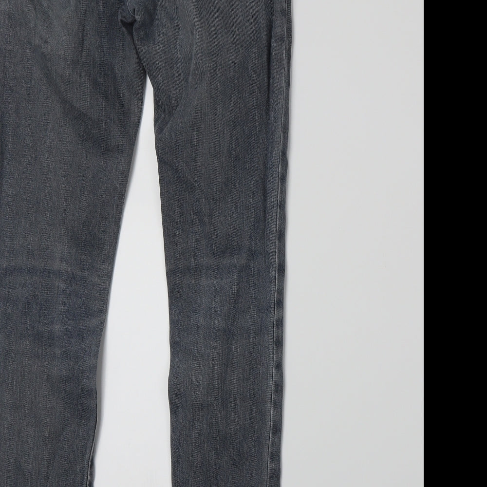 Tacosystem Womens Grey  Denim Skinny Jeans Size 8 L28 in