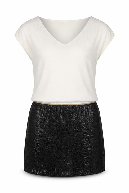 Next Womens White Colourblock  A-Line  Size 12