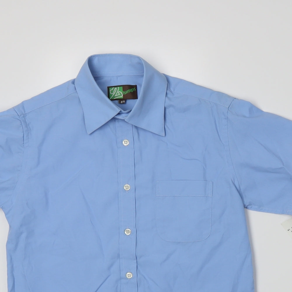 lumps Boys Blue   Basic Button-Up Size 8-9 Years