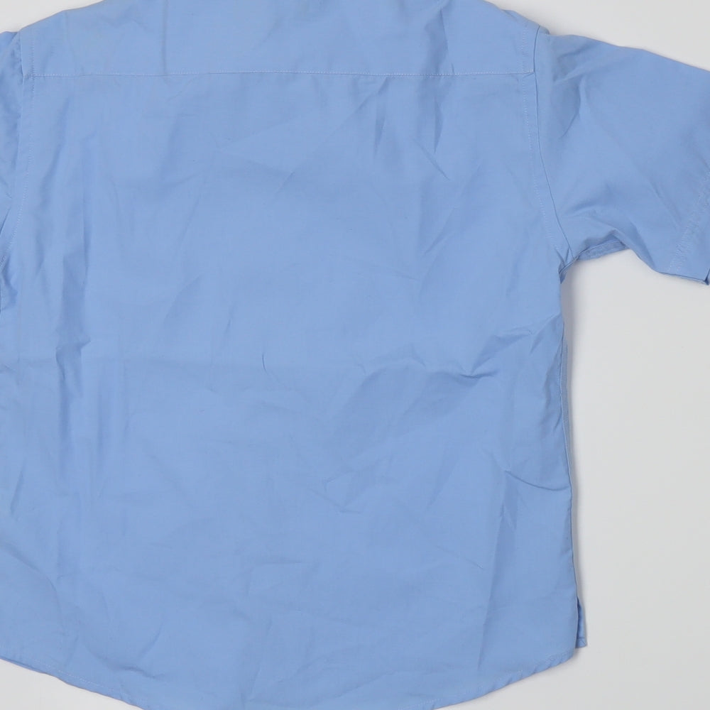 lumps Boys Blue   Basic Button-Up Size 8-9 Years