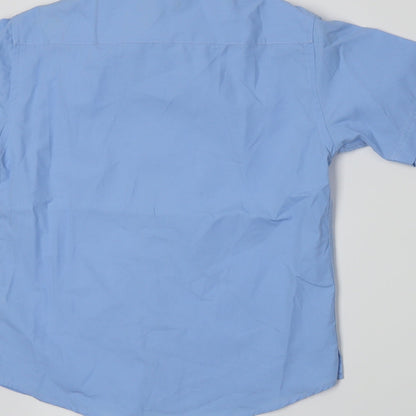 lumps Boys Blue   Basic Button-Up Size 8-9 Years