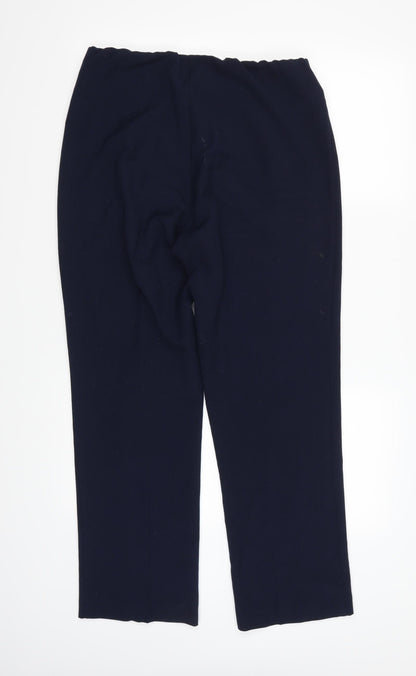 Arista Womens Blue  Rayon Trousers  Size 12 L28 in