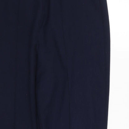 Arista Womens Blue  Rayon Trousers  Size 12 L28 in