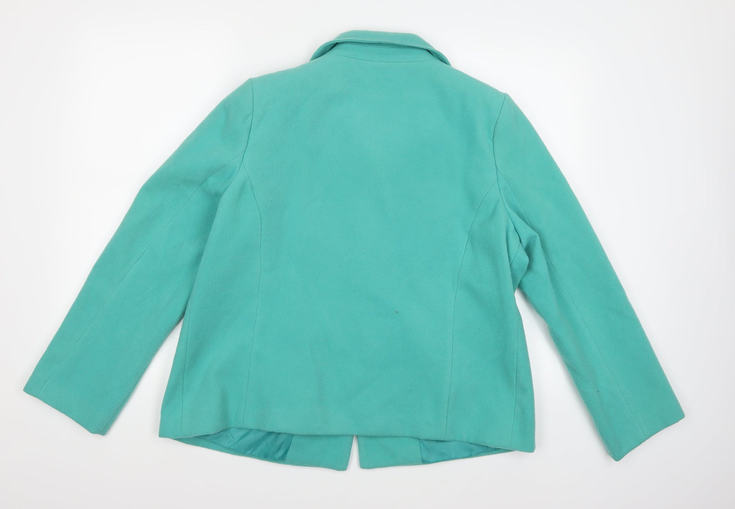 BM  Womens Green   Pea Coat Coat Size 16