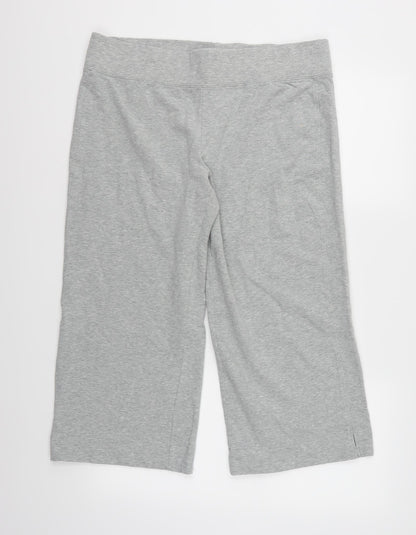 Womens UK Size S Preworn Regular Fit Jogger Grey Trousers