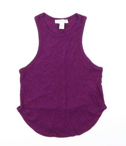 FOREVER 21 Womens Purple   Cropped Tank Size M