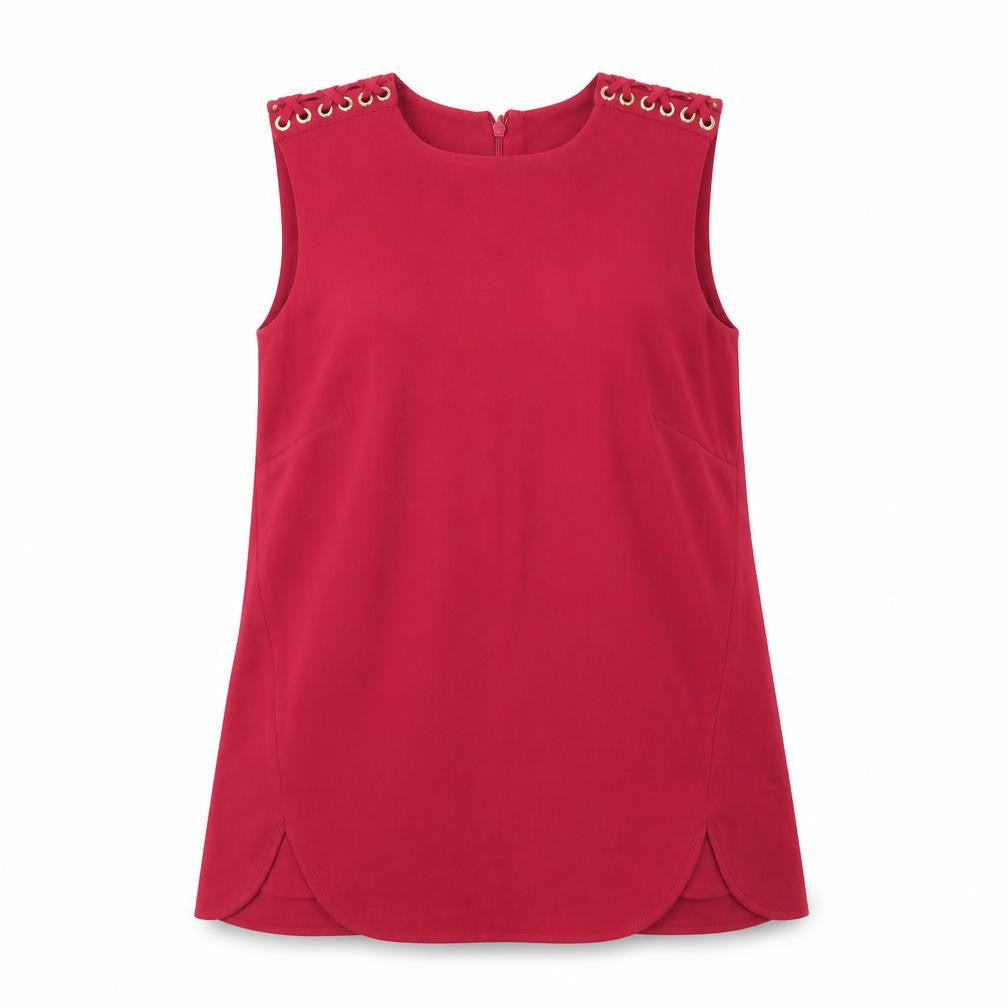 Womens UK Size 8 Warehouse Red Basic Tank