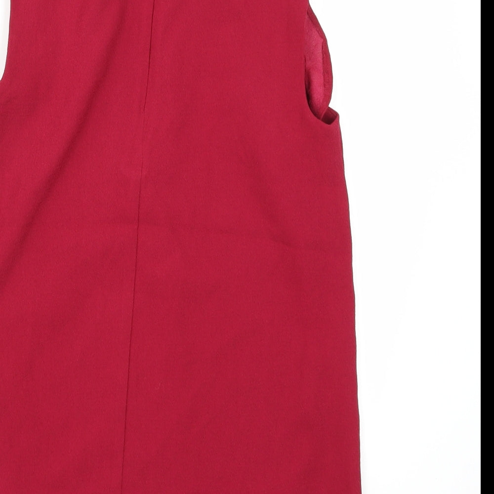 Womens UK Size 8 Warehouse Red Basic Tank
