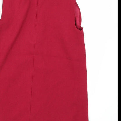 Womens UK Size 8 Warehouse Red Basic Tank