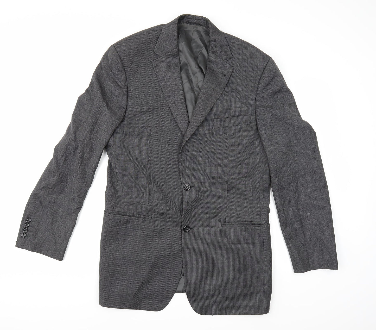 Mens UK Size 42 BARUTTI Regular Grey Suit Jacket