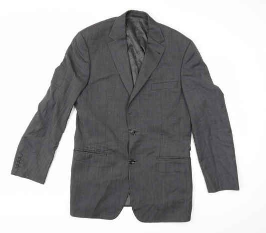 Mens UK Size 42 BARUTTI Regular Grey Suit Jacket