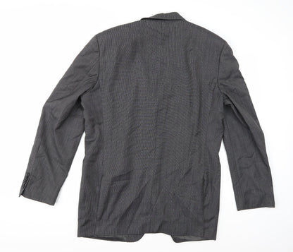 Mens UK Size 42 BARUTTI Regular Grey Suit Jacket