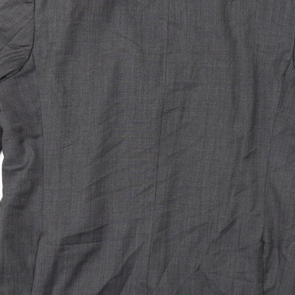 Mens UK Size 42 BARUTTI Regular Grey Suit Jacket