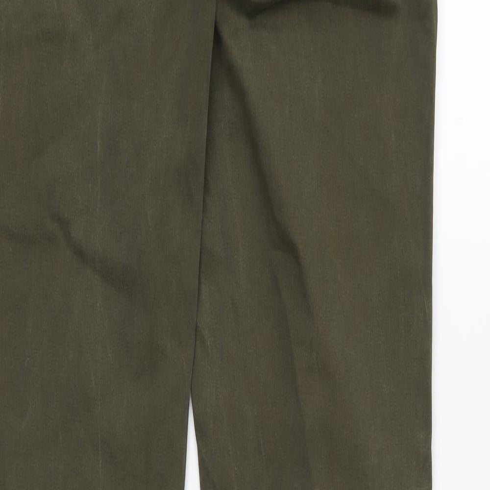 Maison Clochard Womens Green  Denim Straight Jeans Size 30 in L32 in