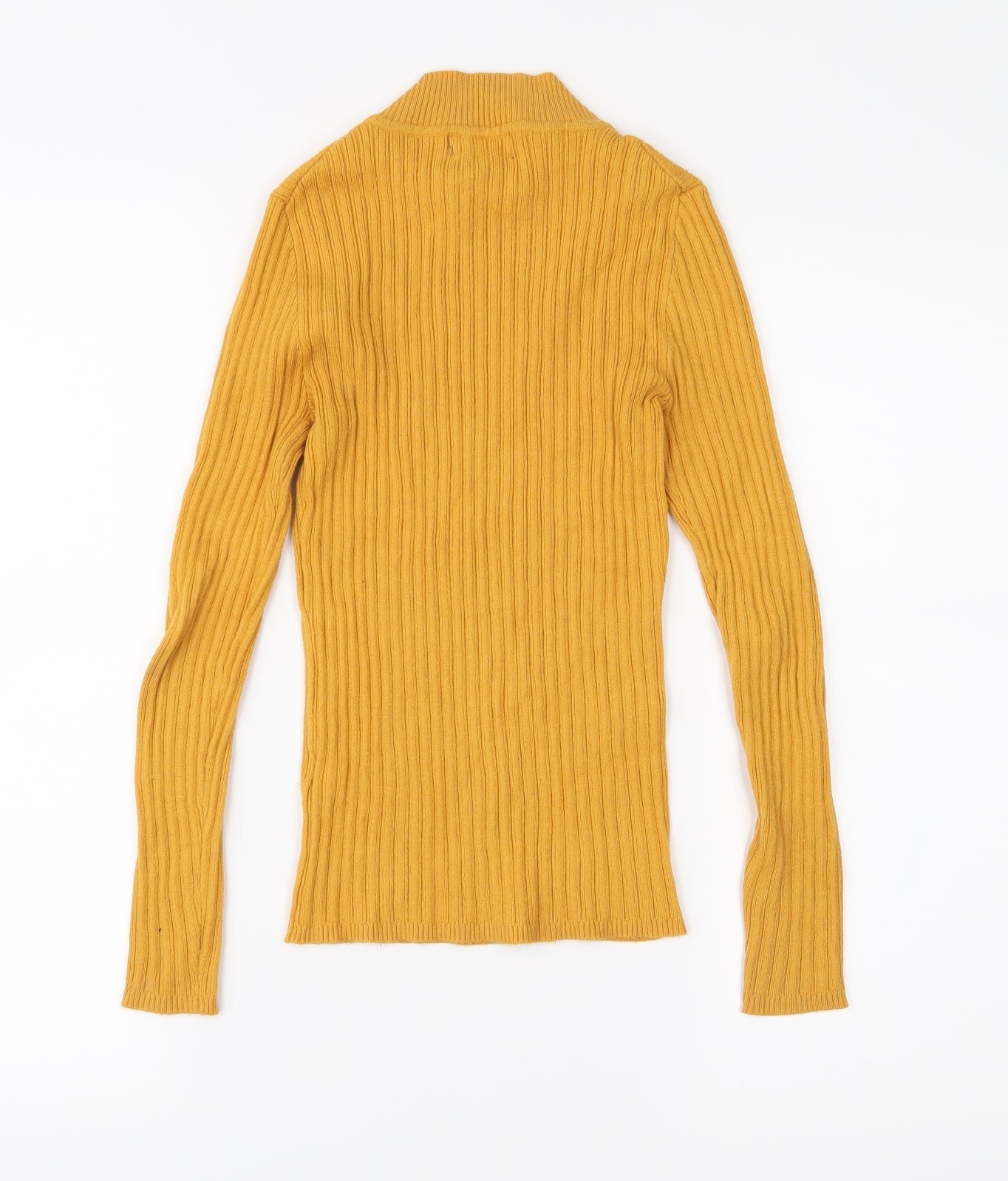 Primark Womens Yellow  Knit Pullover Jumper Size XS