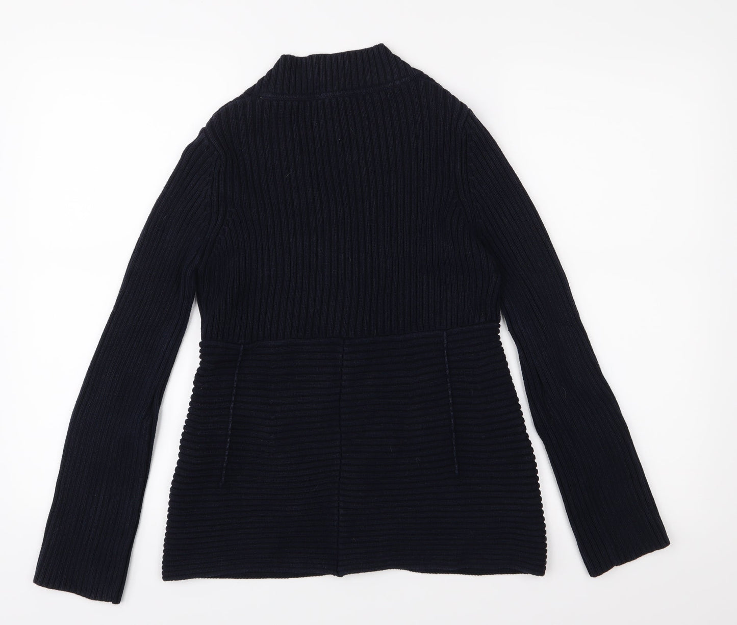 Wolsey Womens Blue  Knit Cardigan Jumper Size 10
