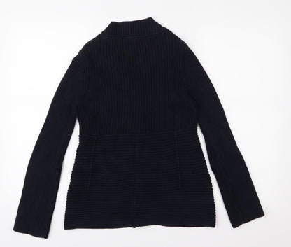 Wolsey Womens Blue  Knit Cardigan Jumper Size 10