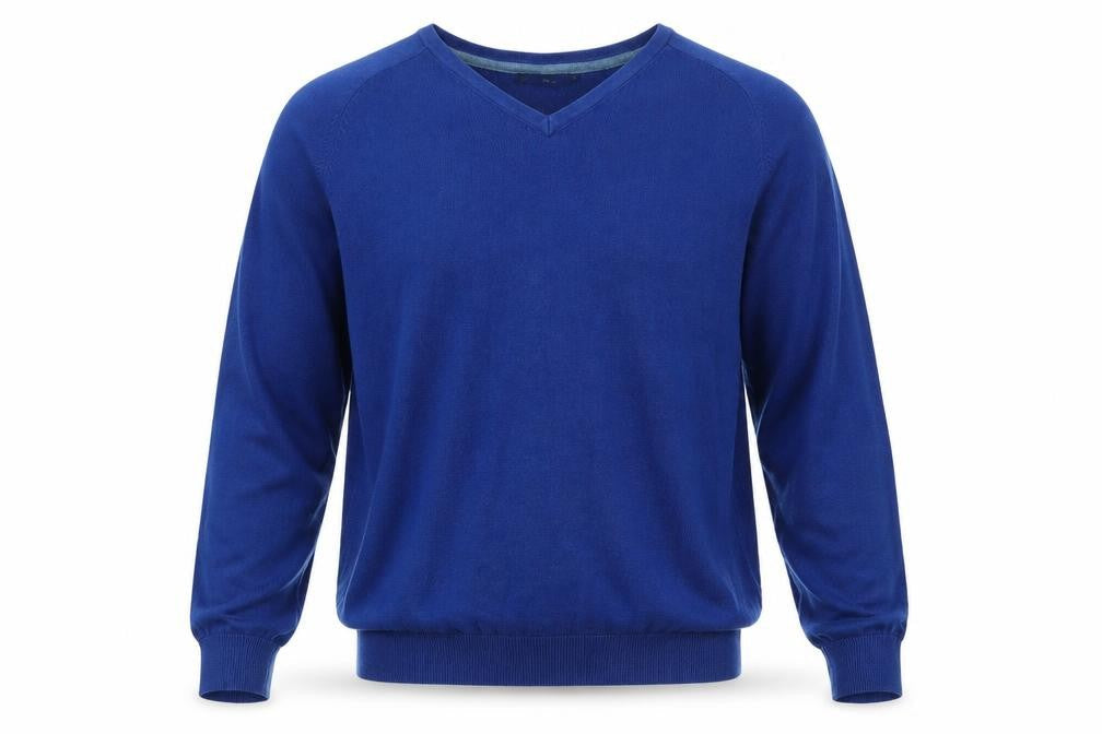 Mens UK Size L EWM Blue Pullover Jumper