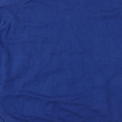 EWM Mens Blue  Knit Pullover Jumper Size L